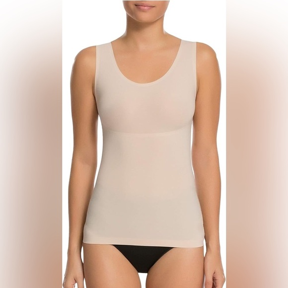 Spanx Set of Two Size Large Shapewear Thinstincts Tanks in Nude and Black NWT - Picture 4 of 16